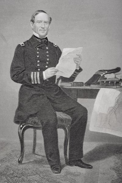 Porträt von Admiral David Glascoe Farragut (1801-70) von Alonzo Chappel